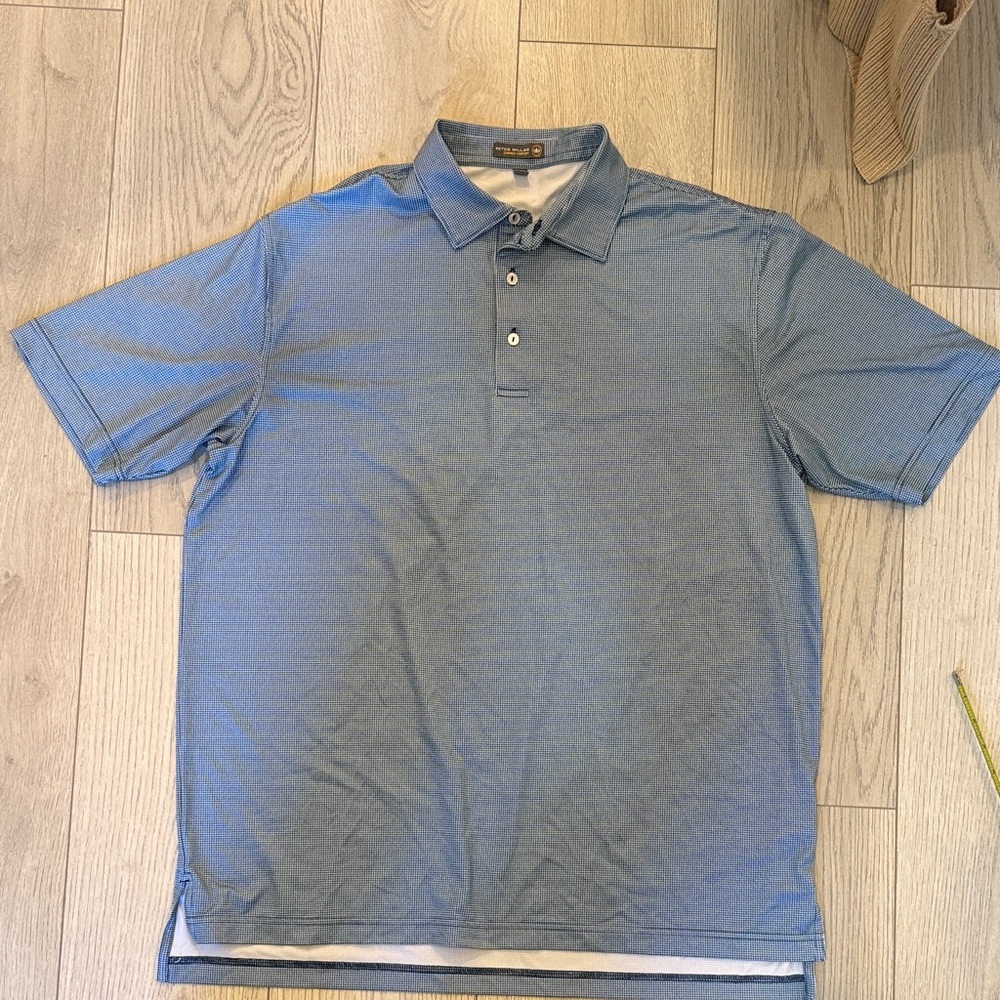 Peter Millar Light Blue Polo Shirt